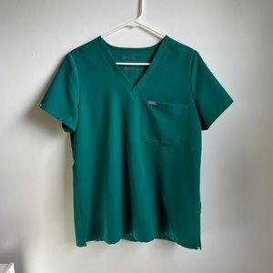 FIGS Hunter Green scrub top
